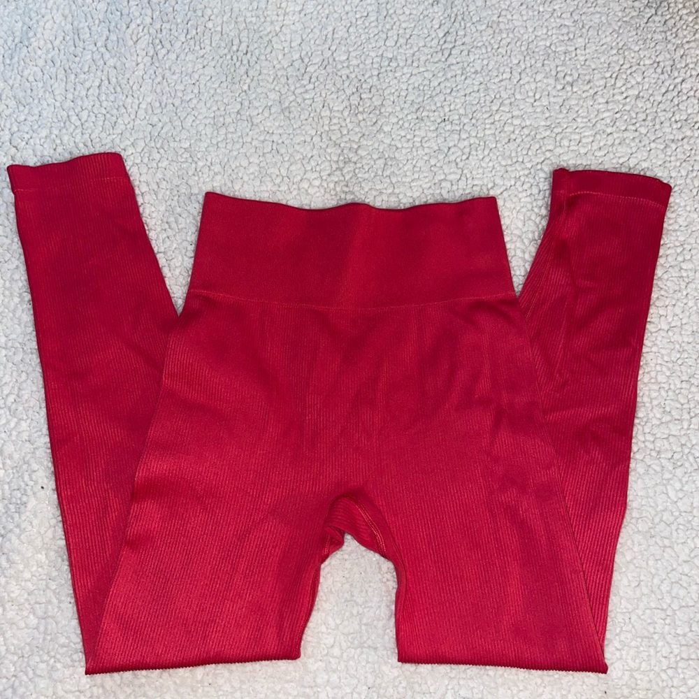 Aerie pink seamless leggings